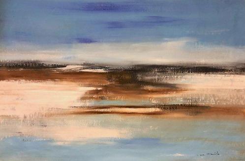 Dam Domido (1959) - Marina pacifica - ORIGINAL & UNIQUE HAND, Antiek en Kunst, Kunst | Schilderijen | Modern