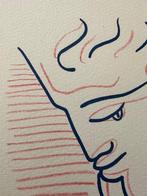 Jean Cocteau (1889-1963) - Je suis la jeune fille bleue, Antiek en Kunst