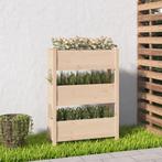 vidaXL Plantenbak 77x25x104,5 cm massief grenenhout, Tuin en Terras, Bloempotten, Verzenden, Nieuw