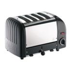 Broodrooster zwart | Cap.4st. | 130 sneden/h | 230V |, Verzenden, Nieuw in verpakking