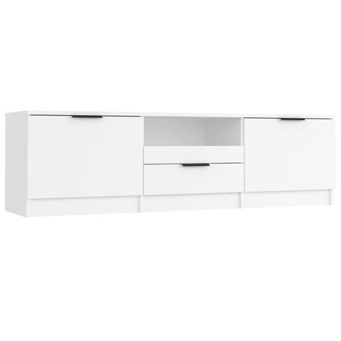 Tv-kast Wit Hout | Tweede Kansje | Ruime Opberg! OP=OP, Huis en Inrichting, Kasten |Televisiemeubels, 25 tot 50 cm, Nieuw, Overige houtsoorten