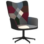 vidaXL Relaxstoel patchwork stof, Verzenden, Nieuw