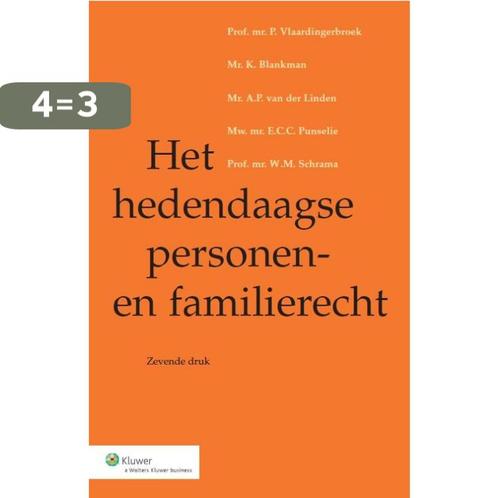 Het hedendaagse personen- en familierecht 9789013121964, Boeken, Wetenschap, Zo goed als nieuw, Verzenden
