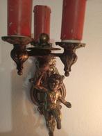 Applique murale - classique - Laiton doré - Applique putto