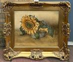 Frans Everbag (1877-1947) - Zonnebloem in pot, Antiek en Kunst