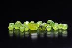 RARISSIME set van 3 demantoïde granaat 10,35 ct – Pakistan-, Verzamelen