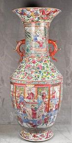Vaas - Porselein - China - Qing Dynastie (1644-1911) - Grote, Antiek en Kunst
