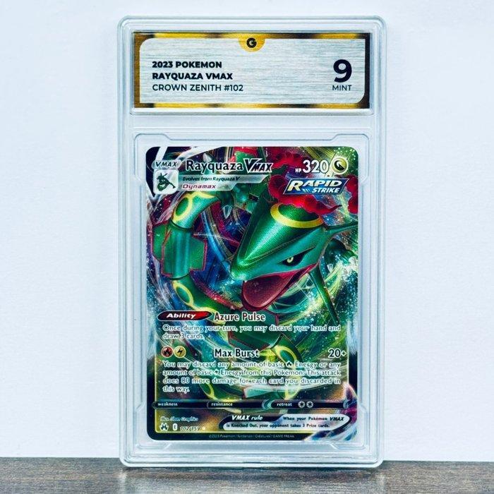 Pokémon Graded card - Rayquaza Vmax 102 - Pokémon - GG 9, Hobby en Vrije tijd, Verzamelkaartspellen | Pokémon
