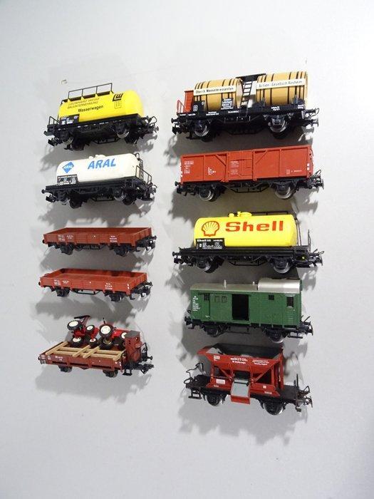 Märklin H0 - Modeltrein goederenwagon (10) - 10 Güterwagen -, Hobby en Vrije tijd, Modeltreinen | H0