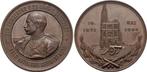 Bronze-medaille 1896 Elsaß-lothringen, Timbres & Monnaies, Pièces & Médailles, Verzenden