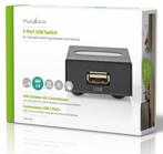 Nedis USB-A naar 2x USB-B Female Switch-Standaard (PC) NIEUW, Ophalen of Verzenden, Nieuw