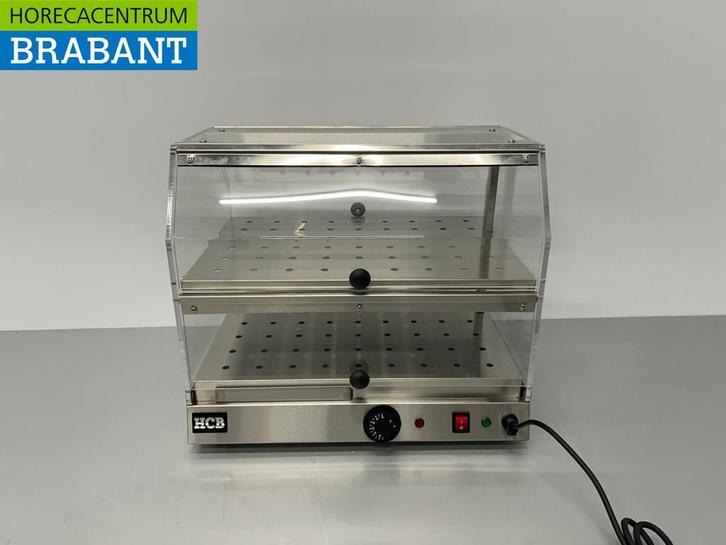 HCB acier inoxydable Vitrine chaude 4 volets 50 cm 230V, Zakelijke goederen, Horeca | Keukenapparatuur, Verzenden