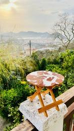 Voetbankje - koe - bijzetmeubel, Antiek en Kunst