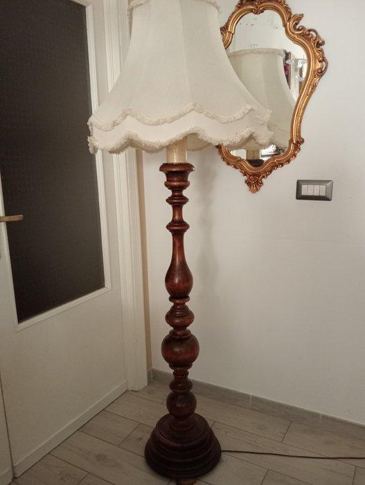 Staande lamp - Hout, Antiek en Kunst, Curiosa en Brocante