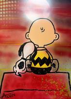 Alvin Silvrants (1979) - Charlie Brown & Snoopy  - Sunset, Antiek en Kunst