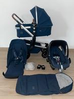 Joolz Day kinderwagen Earth Parrot Blue 3-in-1 Compleet Set, Kinderen en Baby's, Zo goed als nieuw, Verstelbare duwstang, Ophalen