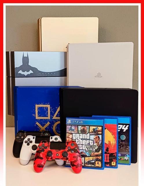 PlayStation 4 Slim/Pro met garantie en snel geleverd PS4!, Games en Spelcomputers, Spelcomputers | Sony PlayStation 4, Refurbished