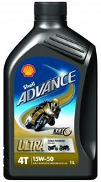 Shell Advance 4T Ultra 15W50 1 Liter, Ophalen of Verzenden