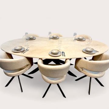 Crema Marfil Eetkametafel  Marmer beschikbaar voor biedingen