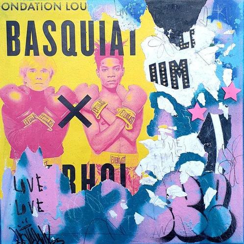 lasveguix (1986) - Basquiat X Warhol, Antiek en Kunst, Kunst | Schilderijen | Modern