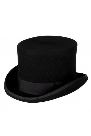 Luxe Hoge Hoed Zwart Hoog Model 59 100% Wol Heren Dames Man