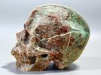 Garnet Skull “hoogwaardige” Gesneden schedel - Garnet - 9.5, Antiek en Kunst