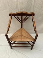 Chaise - Chaise dangle Franse Bobbin avec finition en rotin, Antiquités & Art