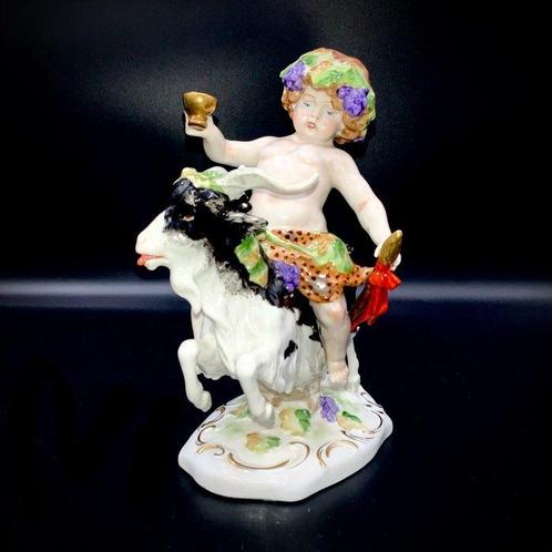 Felix Zeh - Scheibe-Alsbach, Thuringia - Bacchus on Goat -, Antiek en Kunst, Antiek | Glaswerk en Kristal
