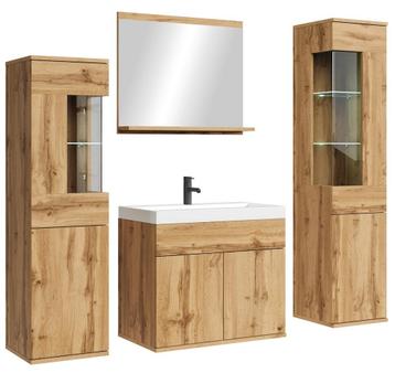 Badkamermeubel Nobel LED XL 60 x 35 cm Eiken Badmeubel beschikbaar voor biedingen