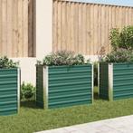 vidaXL Plantenbak verhoogd 100x40x77 cm gegalvaniseerd staal, Tuin en Terras, Bloempotten, Verzenden, Nieuw