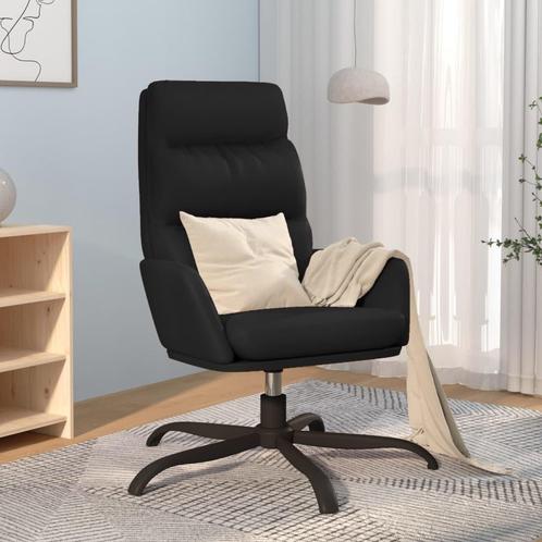 vidaXL Relaxstoel kunstleer zwart, Huis en Inrichting, Fauteuils, Nieuw, Verzenden