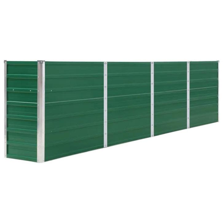 Ruime Groene Plantenbak | Tweede Kansje | 65% Korting, Tuin en Terras, Ligbedden, Nieuw, Metaal, Verzenden