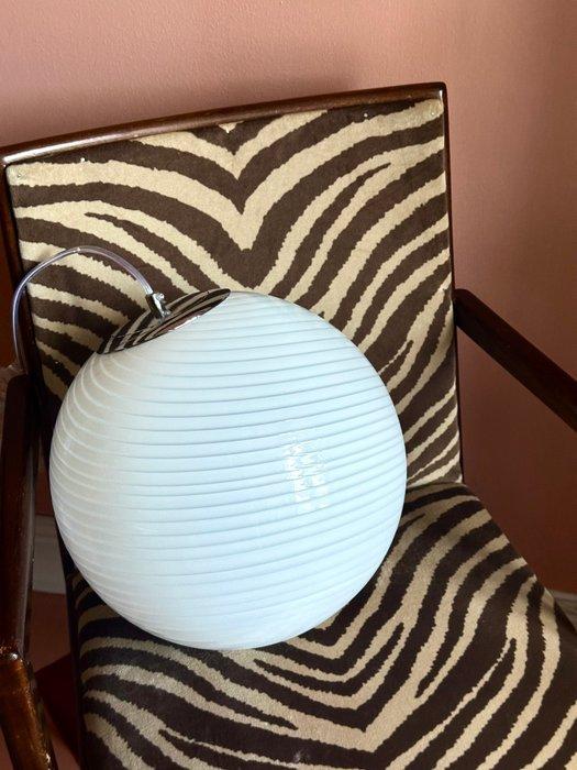 Plafondlamp - Chroom, Glas - Swirl, Antiek en Kunst, Antiek | Verlichting