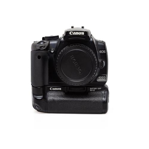 Canon EOS 400D + grip met garantie, Audio, Tv en Foto, Fotocamera's Digitaal, Spiegelreflex, Gebruikt, Canon, Verzenden