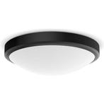 Philips Doris - badkamer plafondlamp - zwart - groot - LED, Verzenden