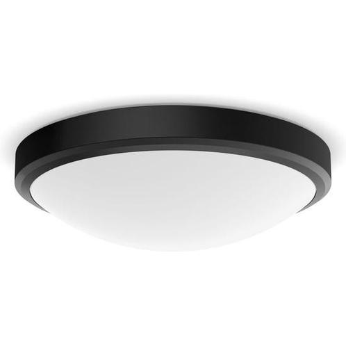 Philips Doris - badkamer plafondlamp - zwart - groot - LED, Huis en Inrichting, Lampen | Plafondlampen, Verzenden