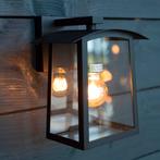 Strak & modern Motto Muurlamp Zwart Buitenverlichting, Tuin en Terras, Buitenverlichting, Verzenden, Nieuw