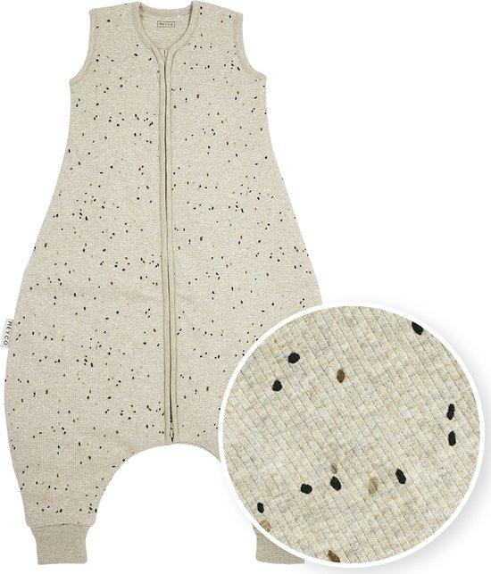 Meyco Baby Rib Mini baby winter slaapoverall - sand melan..., Kinderen en Baby's, Speelgoed | Babyspeelgoed, Nieuw, Verzenden