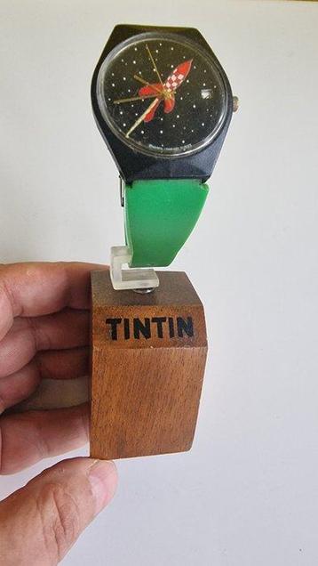 Tintin - 1 Tintin présentoir Citime avec Montre Tintin sur
