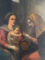 After Léonard de Vinci (XVIII-XIX) - La vierge lenfant et