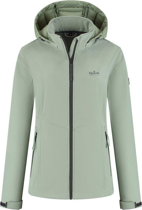 Kjelvik Outdoorjas Evi Groen - maat 40 (Jassen, Kleding), Kleding | Dames, Jassen | Winter, Nieuw, Verzenden