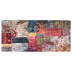 vidaXL Vloerkleed wasbaar anti-slip patchwork 80x300 cm, Huis en Inrichting, Stoffering | Tapijten en Vloerkleden, Verzenden, Nieuw