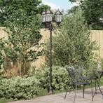vidaXL Tuin Lichtpaal Brons Aluminium, Glas, Tuin en Terras, Verzenden, Nieuw