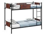 2dekans | Coast - Metalen Stapelbedframe - 2-in-1, Hout-look, Kinderen en Baby's, Ophalen of Verzenden, Nieuw