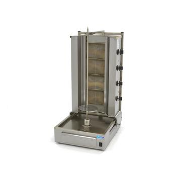 Kebab grill - 4 brûleurs - 70 kg de viande - gaz, Articles professionnels, Verzenden