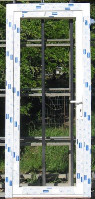 pvc buitendeur , achterdeur , deur 95 x 217 creme ral 9001, Doe-het-zelf en Bouw, Deuren en Vliegenramen, Nieuw, Glas, Kunststof