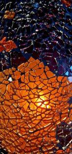 Tafellamp - Glas-in-lood, Antiek en Kunst