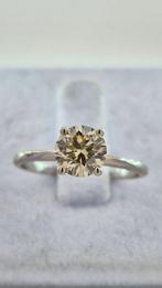 Bague - 14 carats Or blanc - 1.04ct. tw. Brun Diamant, Bijoux, Sacs & Beauté