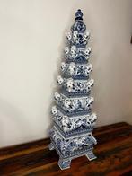 Vase - Bleu Delft - Faïence - Grand vase à tulipes (h.80cm)
