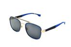 Hugo Boss - 1486S LKSWM - Blue Acetate & Gold - Rectangular, Handtassen en Accessoires, Nieuw